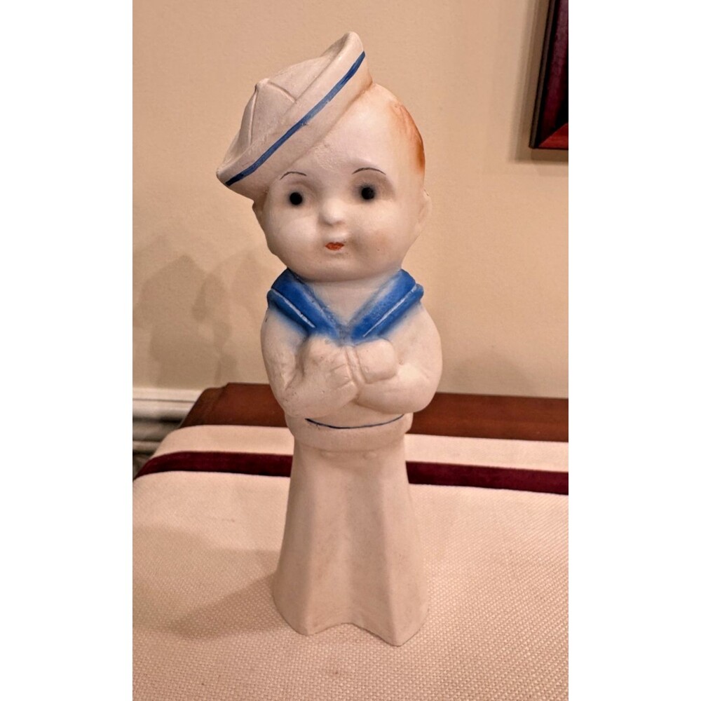 VTG Midwest of Cannon Falls Chalk Reproduction Composite Sailor Boy Figurine
